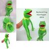 Delightful 60cm Big Kermit The Frog Plush Hand Puppet Perfect For Kids Playtime