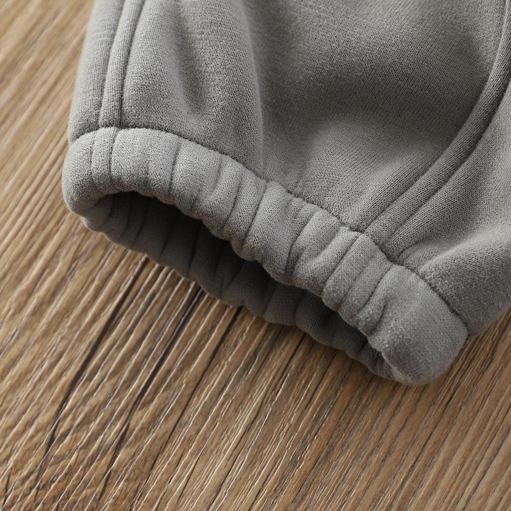 Детские флисовые спортивные штаны Осень/Зима 2025: Теплые повседневные брюки-комбинезон для мальчиков