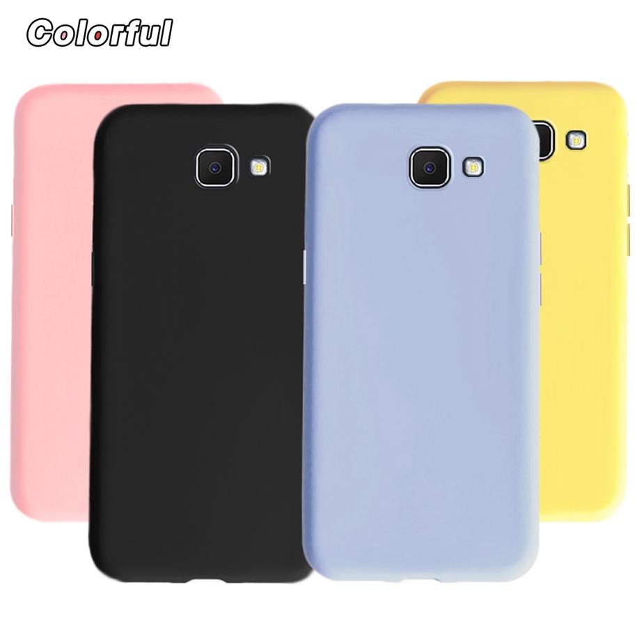 Силиконовый Чехол Для Samsung Galaxy J7 Prime Чехол 2016 Модный Однотонный ТПУ Чехол Для Телефона Для Samsung J7 Prime 2 G611FF Мягкий Корпус