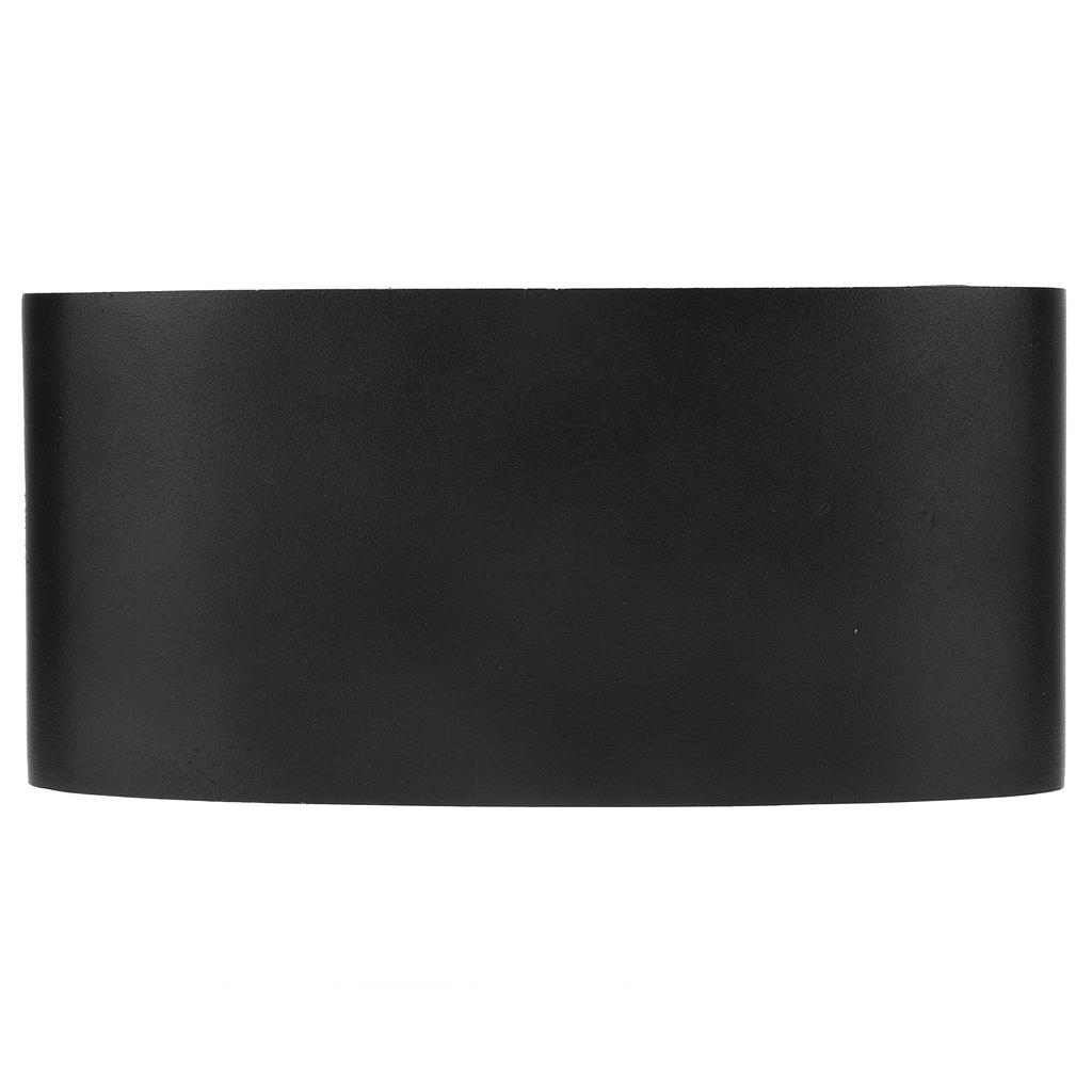 6W LED Wall Light Aluminium Black Shell Warm Light Up Down Lighting Decoration Wall Lamp AC85‑265V