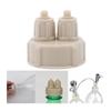 2Pcs Aquarium Diy Co2 System Kit Generator Bottle Cap Quick Screw Cap