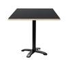Table - Bazila - 70 X 70 Cm - Black - Particleboard - Easy Assembly