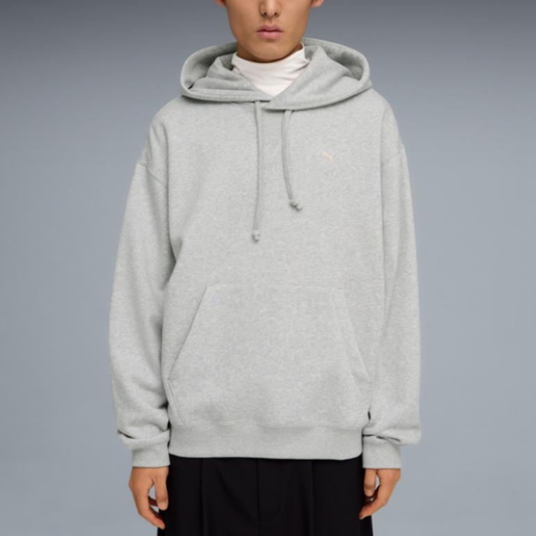 Puma Select Essentials Теплый флисовый свободный спортивный вязаный свитшот Мужские свитшоты 63473204