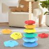Irregular Square Rainbow Stacker Baby Toy Montessori Toy Stacking Rainbow Tower  Kids