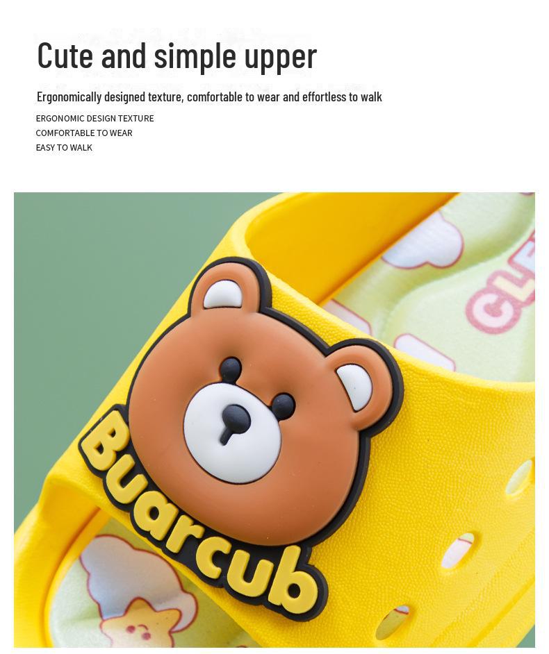 Универсальные шлепанцы из ПВХ с рисунком Four Seasons для детей - повседневные, удобные, сандалии для дома и улицы