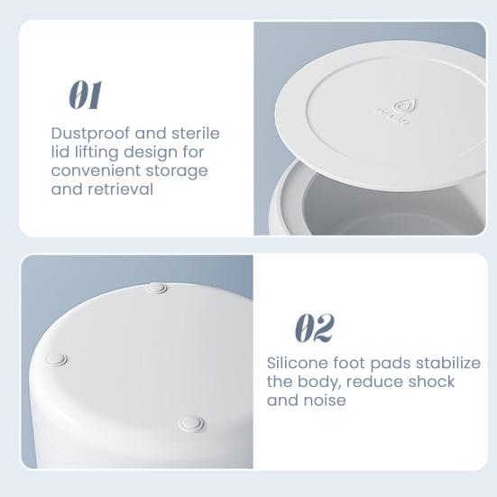 Ultrasonic Brace Cleaning Machine High Frequency Technology Multi-function Invisible Retainer Denture Jewelry Cleaner