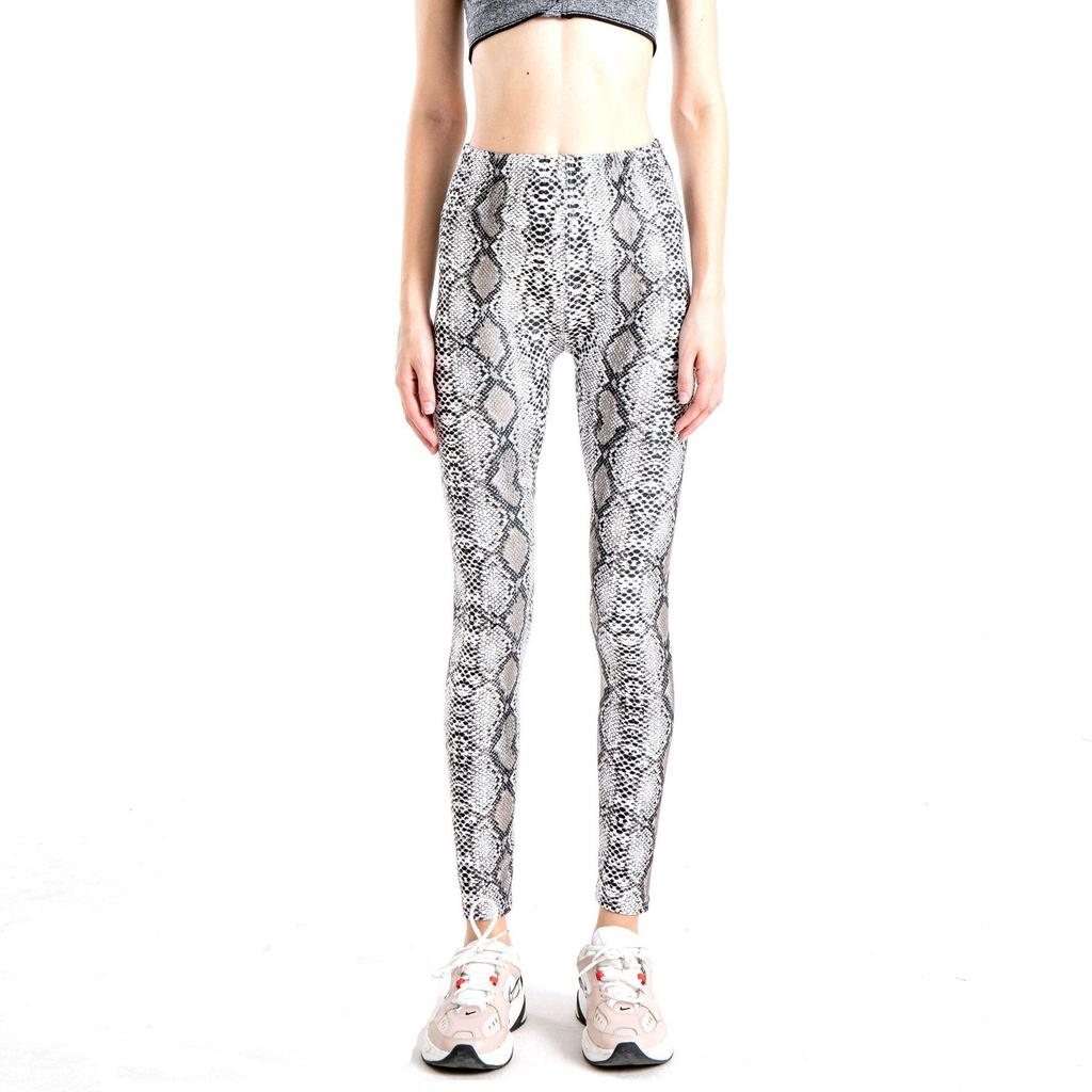 Европейский и американский тренд Леггинсы с животным принтом - Облегающие брюки длиной девять точек