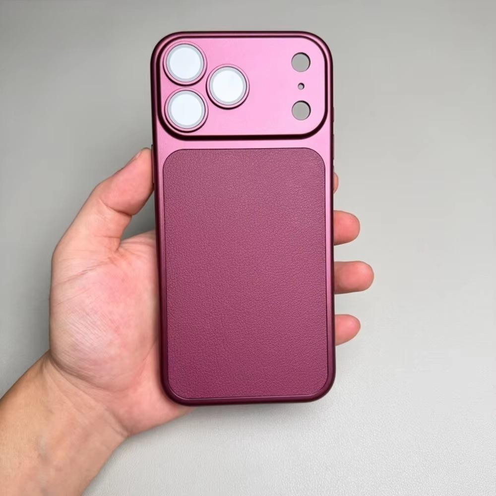 Мгновенно поменяйте 18 Pro Max на IPhone 18 Pro Max 17 Air 16 15 14 13 12 TPU Кожаный Ударопрочный Защита от царапин Защита камеры Задняя крышка