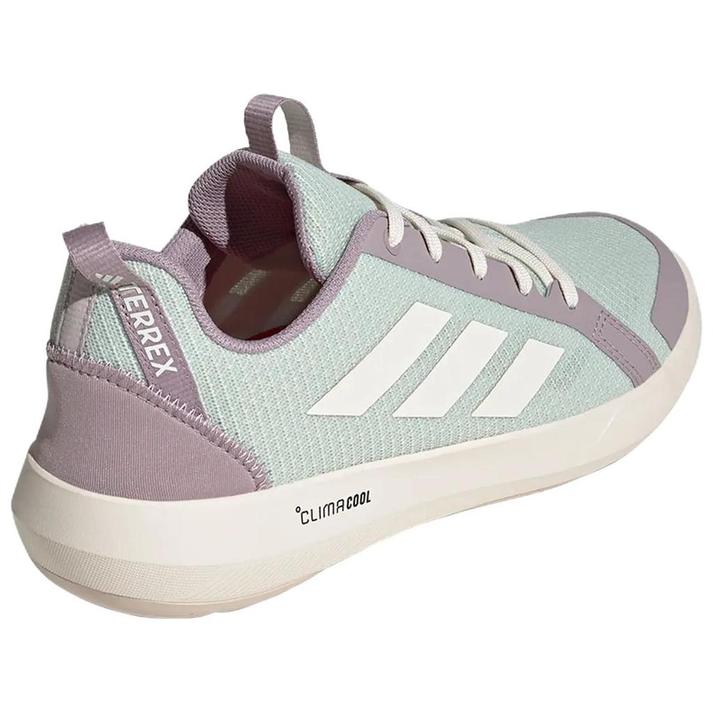 Adidas Terrex Лодочная PU Ткань Шнуровка Climacool Удобные Мягкие Амортизирующие Дышащие Легкие Низкие Кроссовки для Хайкинга Унисекс Кроссовки для Хайкинга JS2955