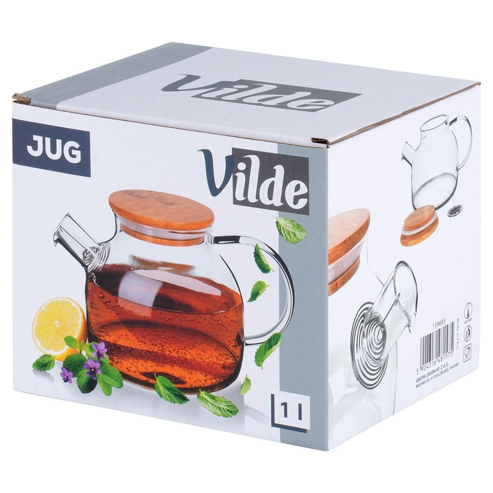 Glass Coffee And Tea Pot With Strainer 1 L