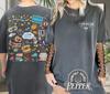 Stars Hollow Two- Sided Comfort Colors Shirt , Back and Front Stars Hollow Adult Shirt, Lukes Diner Tee