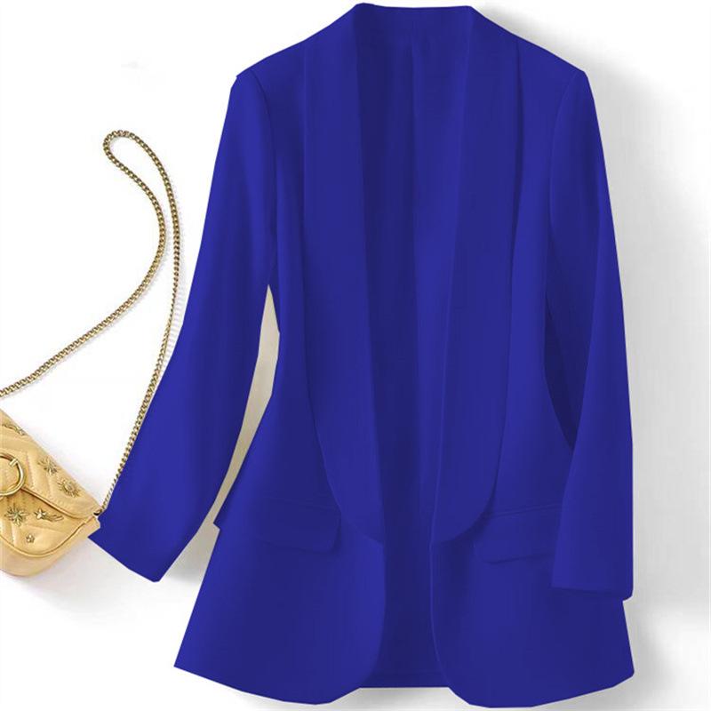 Женский блейзер в корейском стиле 2024: Модный британский повседневный костюмный набор для весны