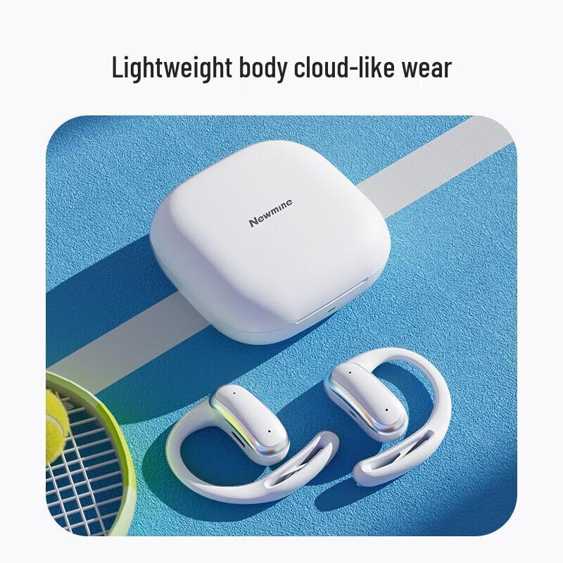 Беспроводные Bluetooth спортивные наушники Newmine LY55 с открытым ухом, на зажиме