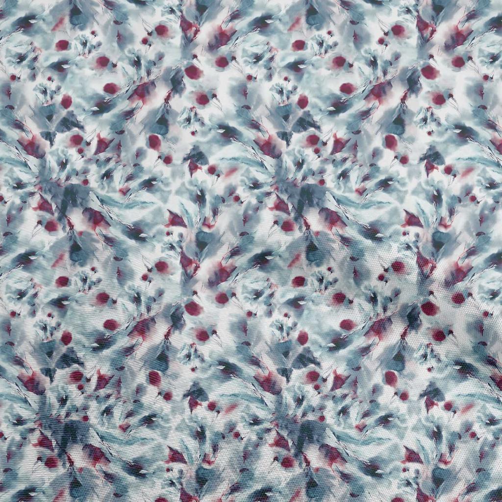 oneOone Хлопковая гибкая ткань Blue2 Абстрактная акварельная цветочная ткань для шитья Напечатанная ткань для рукоделия во дворе 40 дюймов