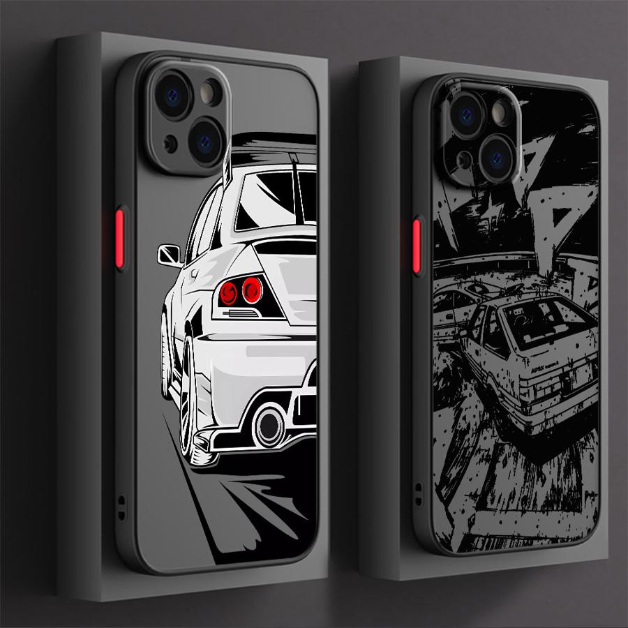 Чехол для телефона Apple iPhone 15 16 17 14Plus XS Max 7 8 13 Mini 12 13 11 Pro Max Мягкий чехол Гоночный автомобиль Крутой