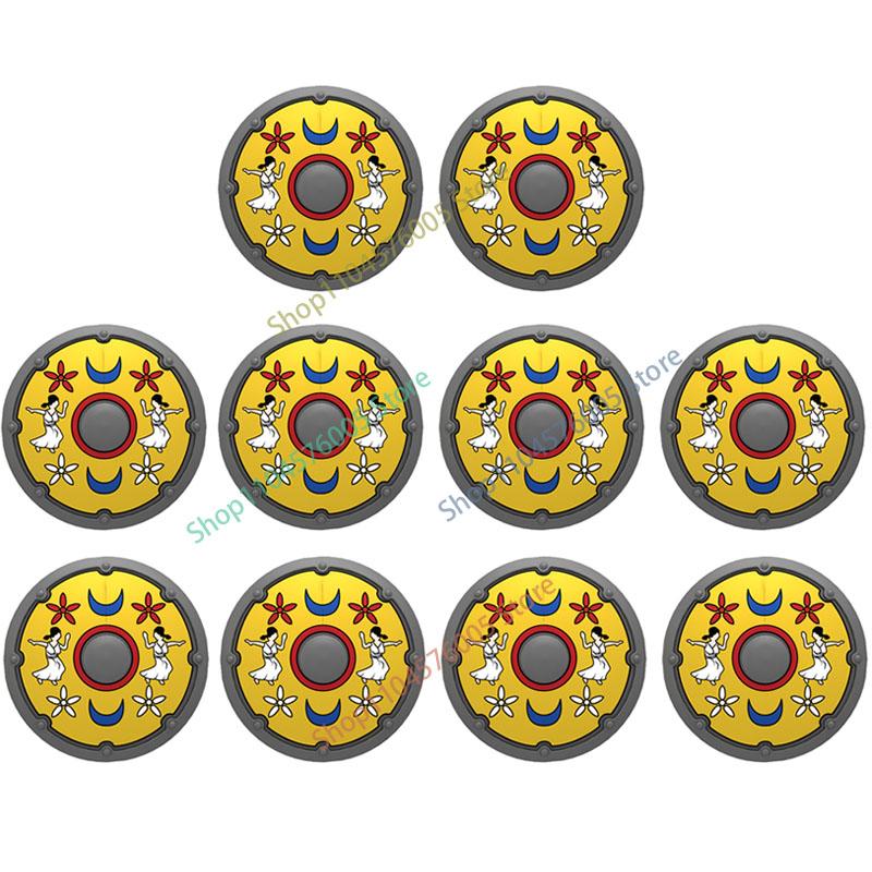 Средневековый Рим Щит Военные Строительные Блоки Фигурка Римского Солдата Воина Рыцаря Лучник Фартук Плащ Аксессуары Кирпичная Игрушка Подарок