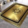 Ковер в европейском стиле люкс для гостиной, ковры с золотистым мраморным узором, домашний декор, противоскользящие коврики, большие ковры для комнаты, машинная стирка