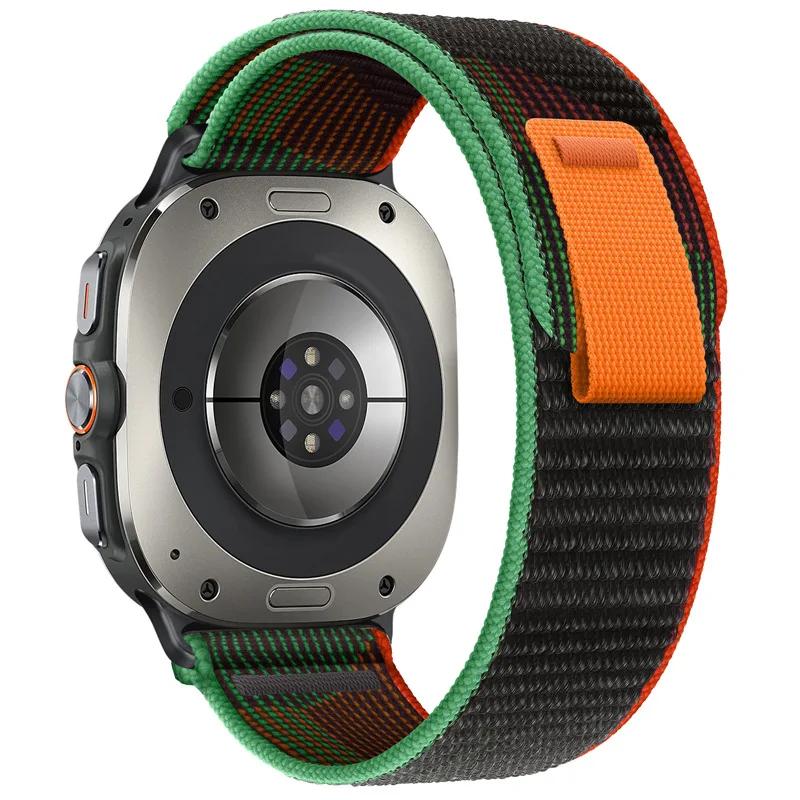 Браслет для Samsung Galaxy Watch 8/8 classic ремешок 40/44 46 мм аксессуары спортивный нейлоновый трейл-петля correa Galaxy watch Ultra ремешок