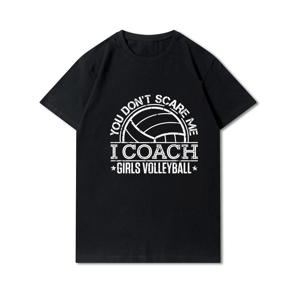 Plus Size Printed Men T Shirts O-Neck Volleyball Heartbeat Volleyball Player Short-Sleeves Tops