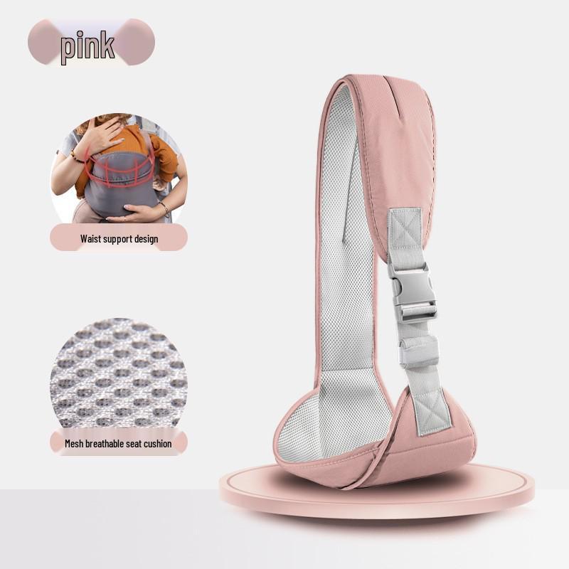 Baby Carrier: Simple Sling with Waist Stool for Newborns - Hands-Free, Portable Infant Holder