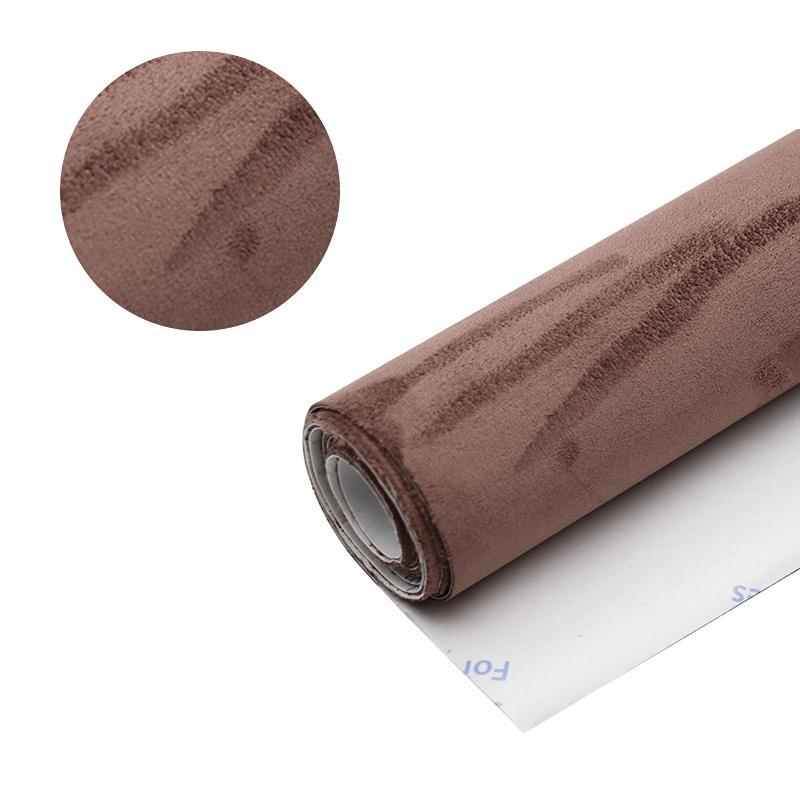 25см*150см Самоклеящаяся Замшевая Ткань Бархат Terciopelo Adhesivo Велюр Ткань Для Перетяжки Салона Автомобиля Внутренняя Ткань Для Обивки Автомобиля