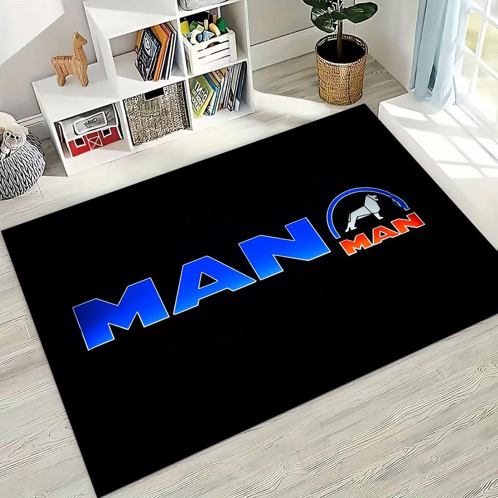 3D Логотип Грузовика Мужской Мотоциклетный Ковер Коврик для Спальни Гостиной Дивана Дома Декор Придверного Коврика, Большой Детский Игровой Нескользящий Напольный Коврик