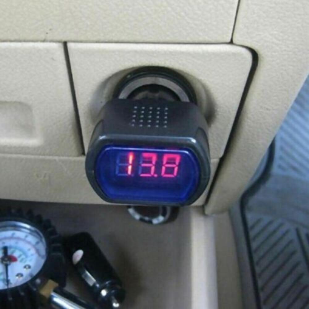 Voltage Gauge Meter Monitor Lighter Volt Voltage Car Voltage Meter Battery Voltage Car Cigarette