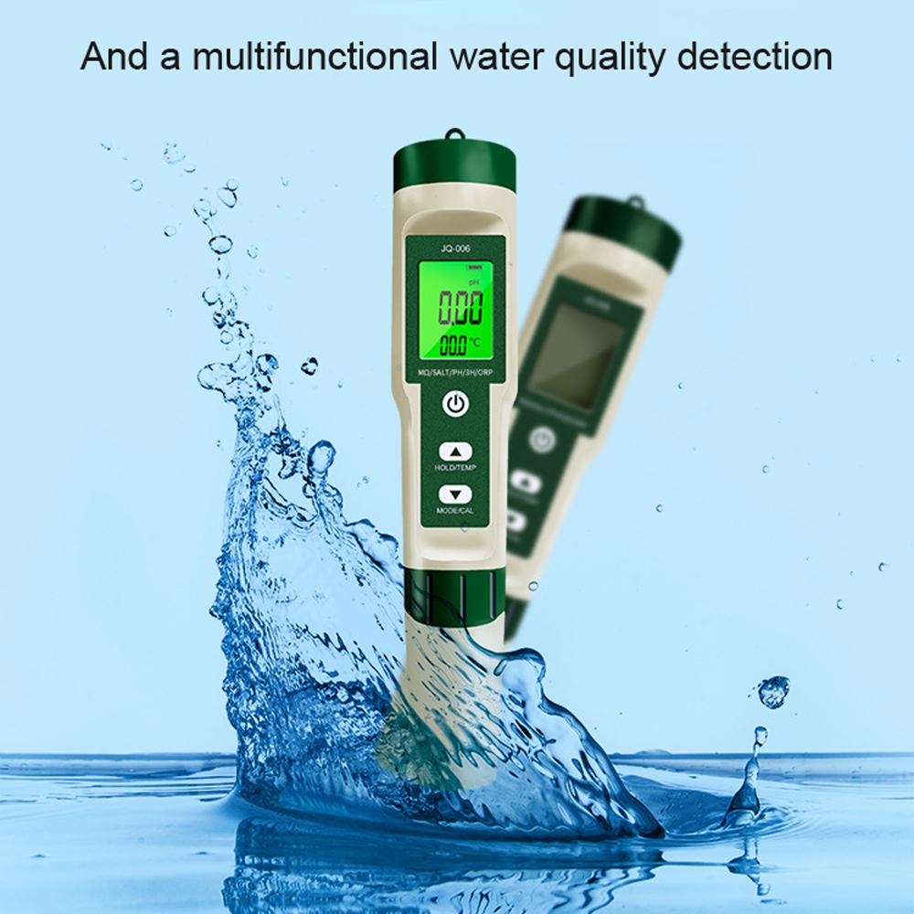 Multifunctional Digital 10 in 1 Water Quality Tester Portable High Accurancy Water Quality Test Pen Water Quality