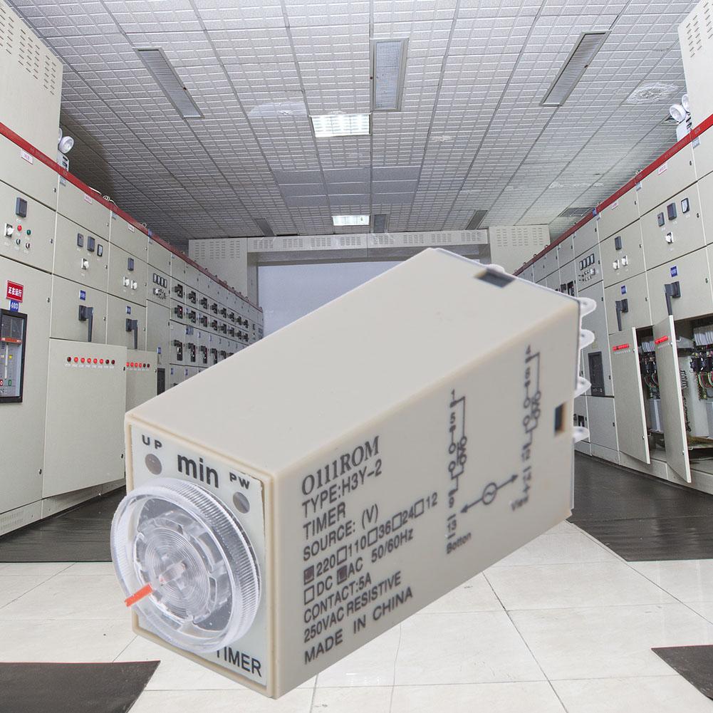 Реле времени H3Y-2 8-контактное высокоточное электрооборудование бытовой техники 0-10 минут