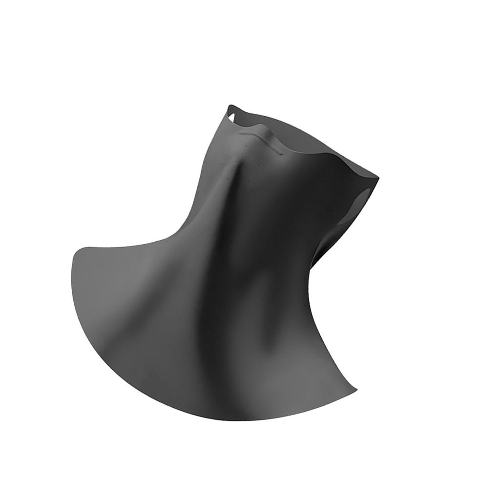 Riding Face Mask Sun Guard Neck Gaiter UPF50+ Lightweight Breathable for Men Women Summer Black