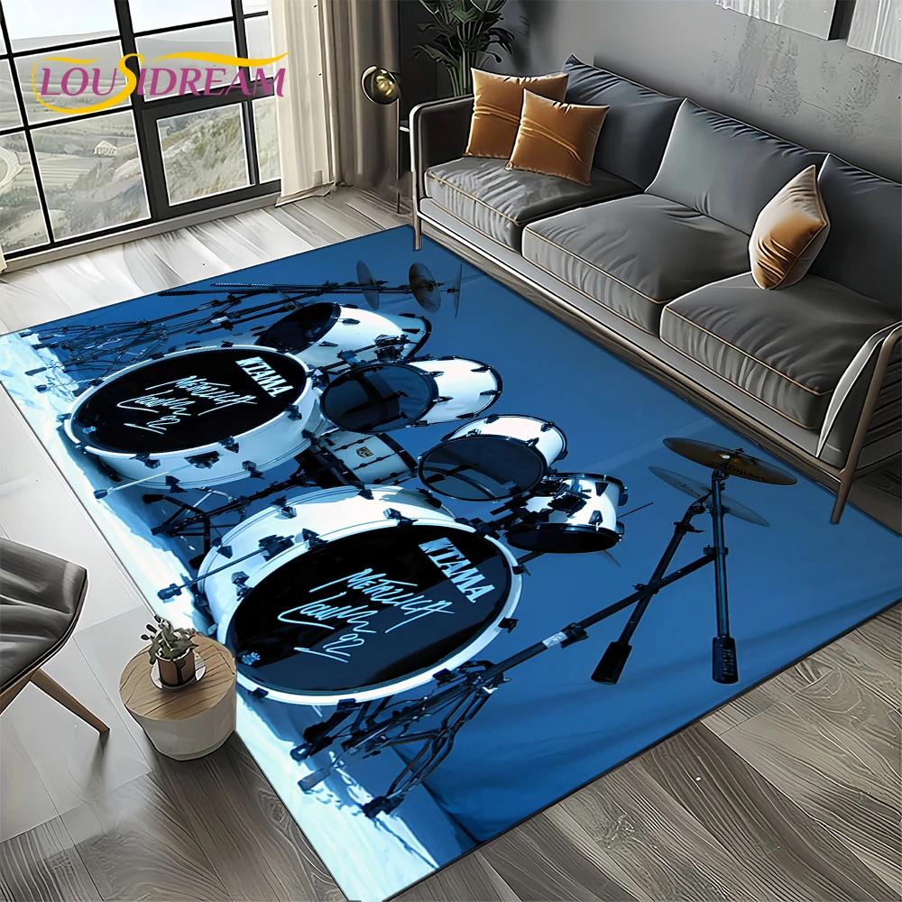Музыкальные инструменты TAMA Ударная установка Ударная установка Ковер Коврик для гостиной Спальни Дома Декорация для дивана, Детский коврик Нескользящий коврик для пола