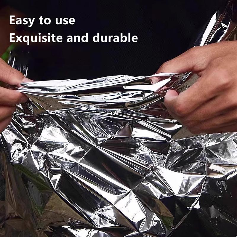5/10Pcs 130X210Cm Outdoor Emergency Survival Blanket Waterproof First Aid Rescue Curtain Foil Thermal Blanket For Camping