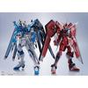 TAMASHII NATIONS METAL ROBOT SPIRITS Mobile Suit Gundam SEED FREEDOM Rising Freedom Gundam, Approximately 140mm, ABS & PVC & Die-cast Painted Action F