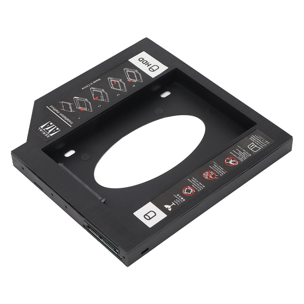 Отсек для HDD Caddy General 12,7 мм 2,5 дюйма SATA к SATA 2-й HDD SSD Лоток для жесткого диска Крышка для ноутбука CD DVD