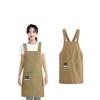 GRTUFOBA Apron for Men and Women, Solid Color, Large Capacity Pockets, Stain Resistant, and Easy To Put On and Take Off, Perfect for Cafes, Restaurant