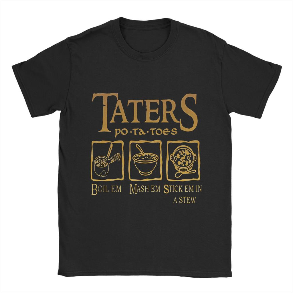 L-Lords Of The R-Rings T Shirt Summer Taters Potatoes Cotton T-Shirts For Men's womenTrending Pattern Tshirt Short-Sleeve Tees