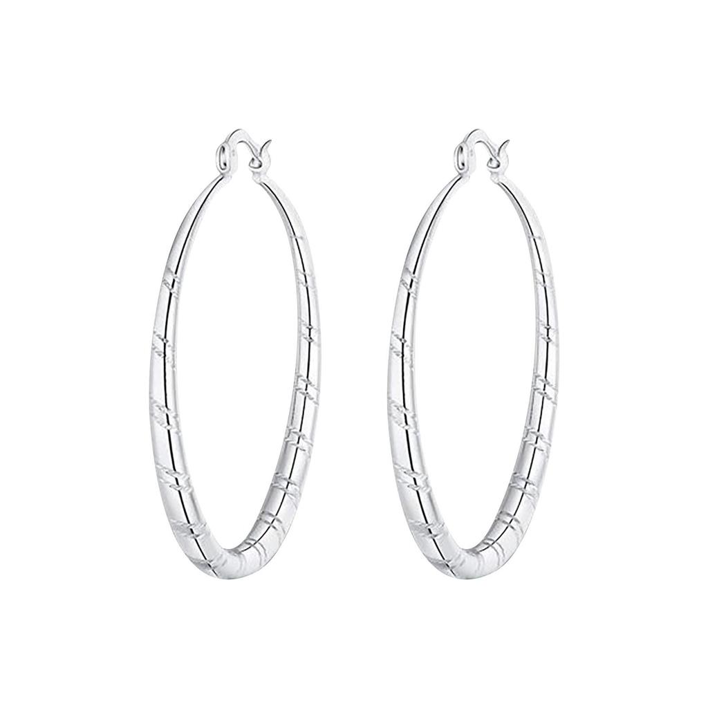 Изящные роскошные серьги-кольца из стерлингового серебра 925 пробы с большим круглым сердечком для женщин, подвески, серьги-гвоздики из стерлингового серебра, украшения для вечеринок