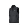 CF Series Solid Color Zip Stand Collar Sleeveless Vest Men Vests Black AMMT019-1