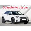 For Lexus LBX  2024 2025 Car Accessories ABS Chrome Front Fog Light Lamp Cover Trim Molding Bezel Garnish
