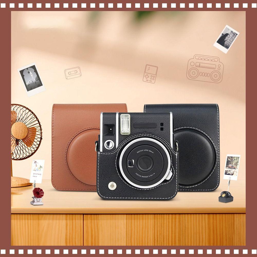 Shockproof Storage Bag PU Leather Protective Cover for Fujifilm Instax mini 40 Travel
