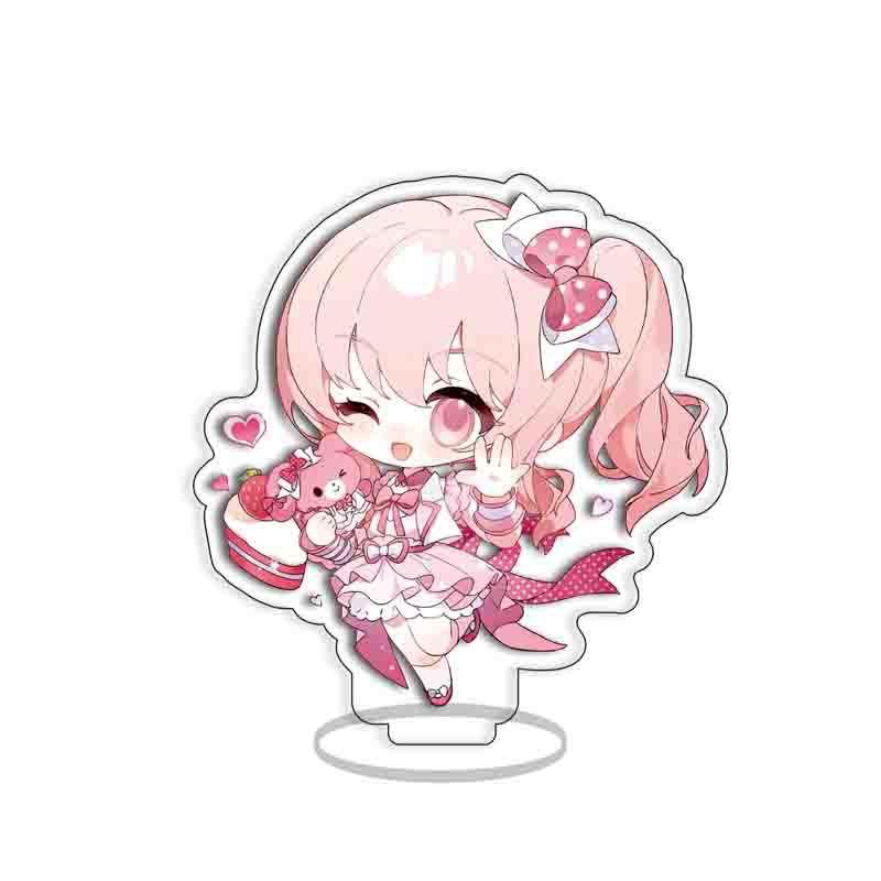 Layered World Project PJSK Acrylic Anime Standee 8cm - Cartoon Ornament Decoration