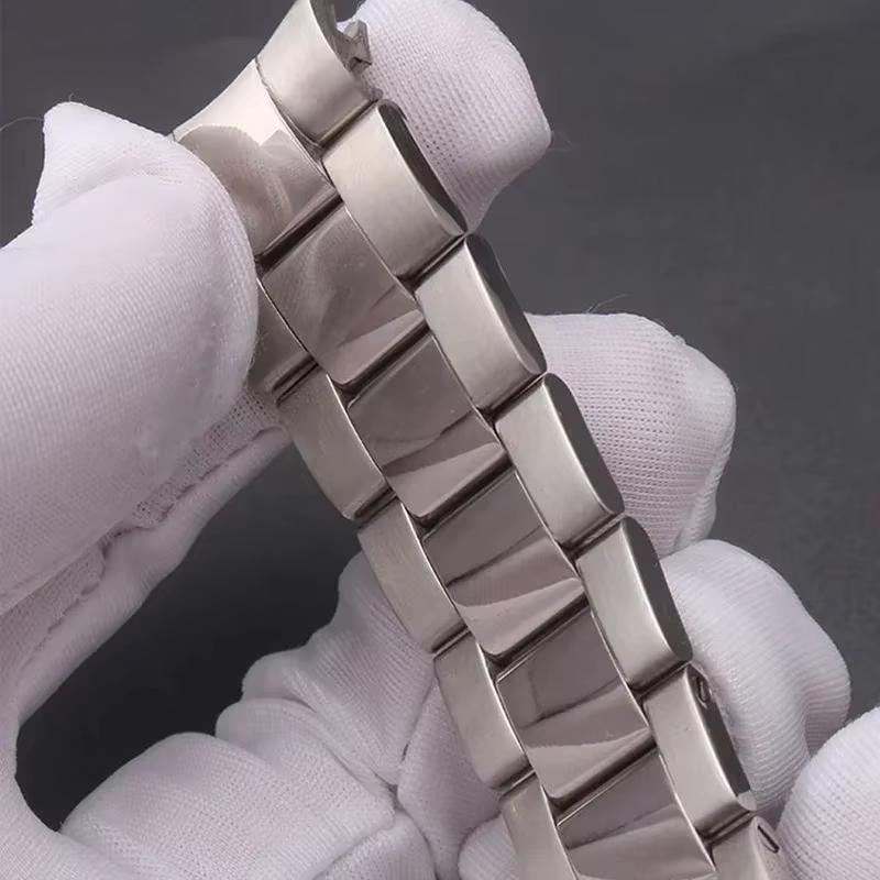 20 мм 21 мм Для Rolex Oyster Perpetual Datejust DAYTONA SUBMARINER Роскошный Мужской Ремешок для Часов Браслет для Часов из Нержавеющей Стали 904L