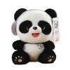 Soft Plush Playful Panda Raccoon Bunny Doll Cozy Stuffed Animal For Kids