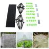 Greenhouse Hoops Grow Tunnel Insect Repellent Animal Protection Plant Shade Support Garden Stakes Bracket Connection Steel Pipe