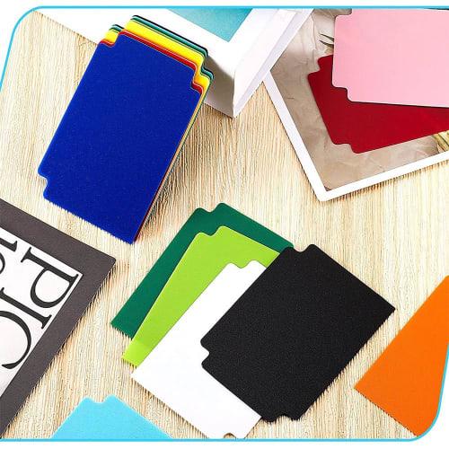 Набор из 12 разделителей для карт 6 цветов, идеально подходит для кейсов для колод, организации и сортировки, идеально подходит для карточных игр и хранения