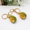 Durian Model Simulation Durian Keychain Bag Accessories SImitation Durian Key Chain  Car Pendant