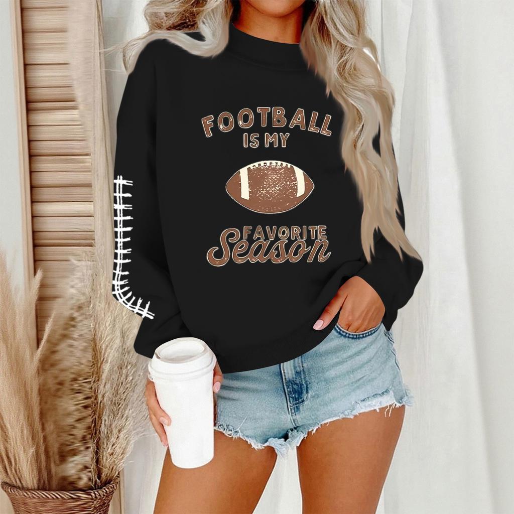 Женский повседневный модный свитшот с круглым вырезом и длинными рукавами с принтом на Хэллоуин