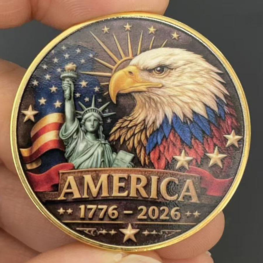Коллекция сувенирных монет к 250-летию Дня независимости США