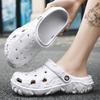 Summer Beach Shoes Foreign Trade Large Size Outer Wear Hole Shoes EVA Rubber and Plastic Fashion Couple Models Dual-purpose Bag Head Cool Slippers