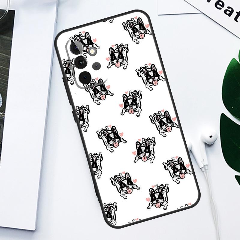 Французский бульдог Для Samsung Galaxy A06 A05 A16 A54 A34 A14 A55 A35 A15 A53 A33 A13 A22 A32 A52 Чехол для телефона
